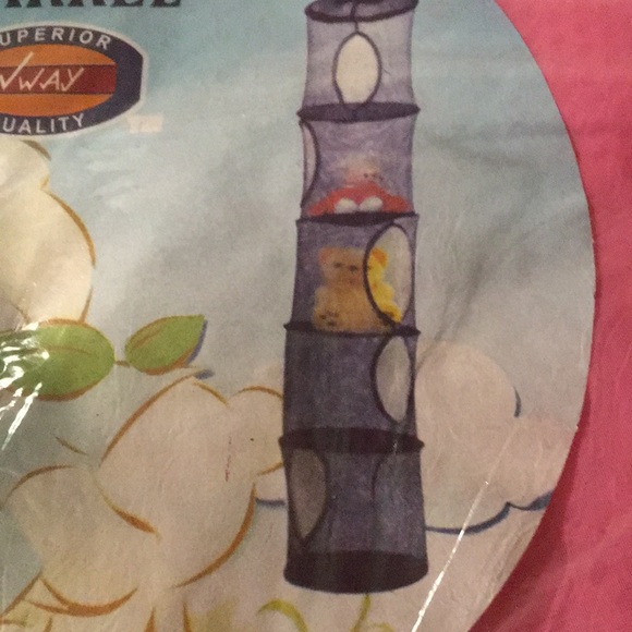 NWOT Mesh Hanging Collection Barrel - Picture 2 of 3